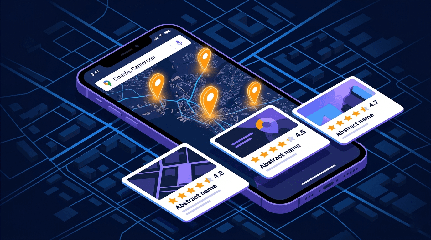 Illustration de l'article : SEO local au Cameroun : apparaître sur Google Maps sans budget pub