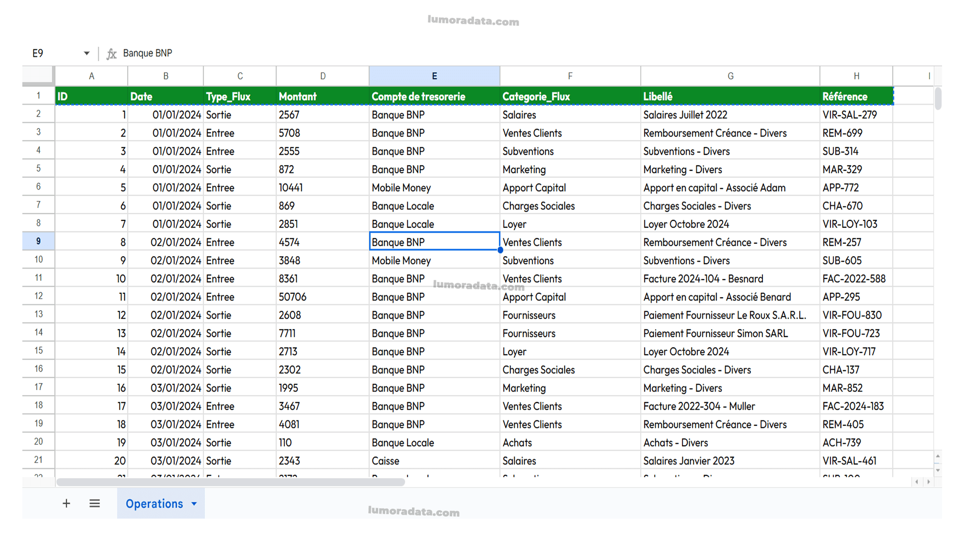Web Dashboard Trésorerie Business - Aperçu 3