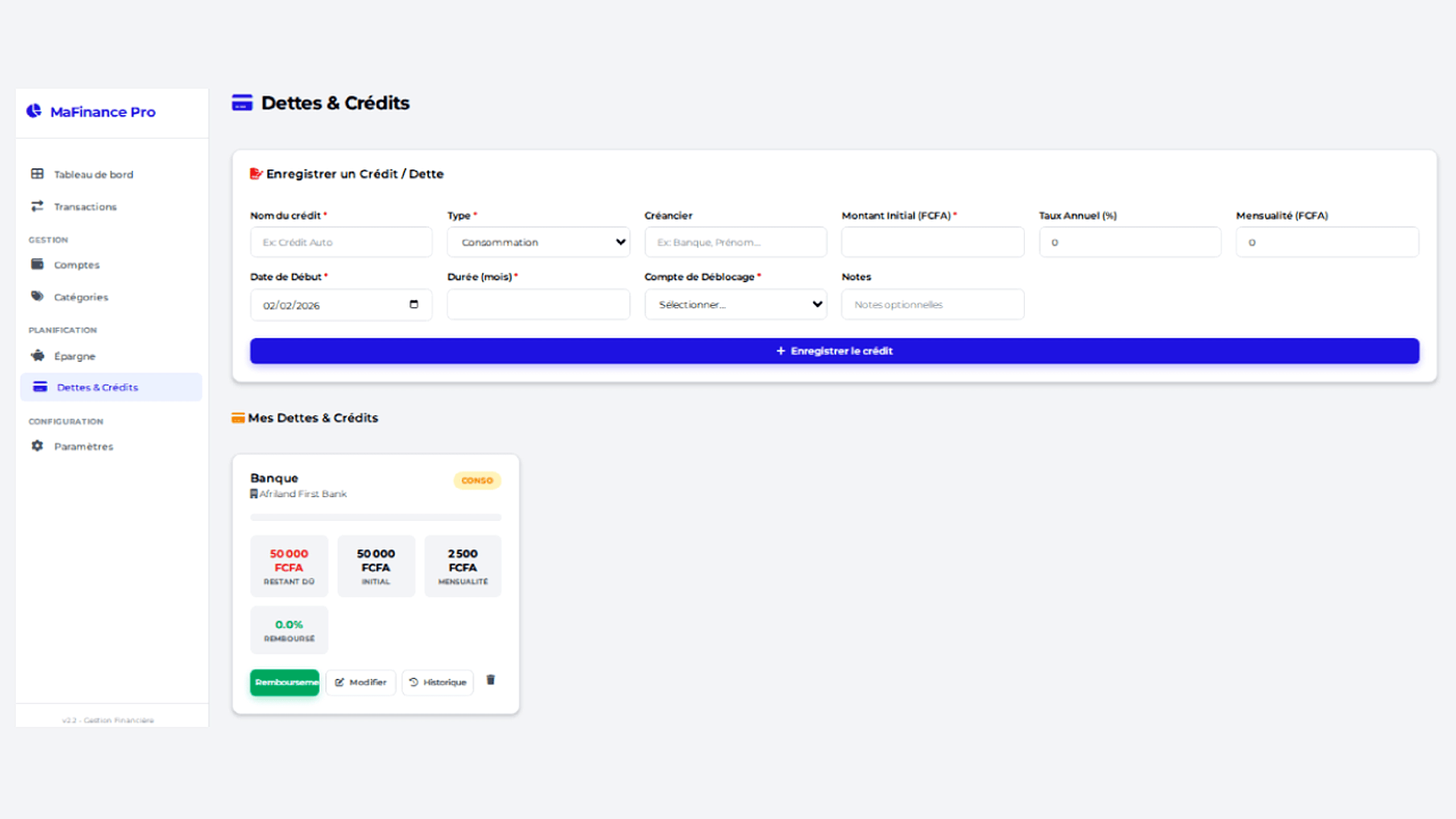 MaFinance Pro — Gestion Financière Personnelle Complète - Aperçu 6