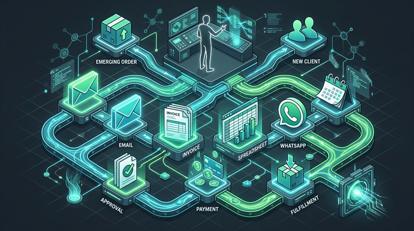 Illustration : Automatisation des Processus Métiers : Le Guide Pratique pour les PME Africaines